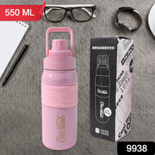 Stainless Steel Vacuum Insulated Water Bottle WIth Straw (550ml)