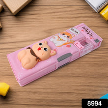 Magnetic Pencil Case / Compass Box With Sharpener (1 Pc)