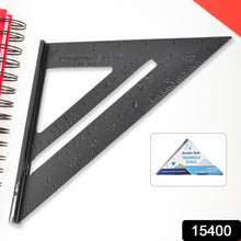 Double Side Scale Triangle / Ruler Measurement Hand Tool (1 Pc / Black)