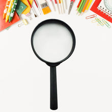 Magnifying Glass Lens – Dual-Sided Glass Magnifier for Reading & Eye Protection (75mm & 50mm, 2 Pc Set)