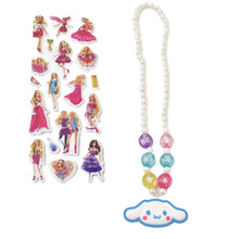 Self Adhesive Stickers Mix Design Kids Beaded Necklace (1 Set)