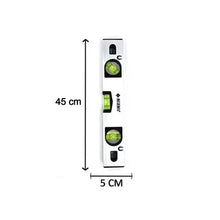 Spirit Level Carpenter's Level Magnetic Carpenter's Level Overhead Viewing Slot for Levelling, Furniture & Construction