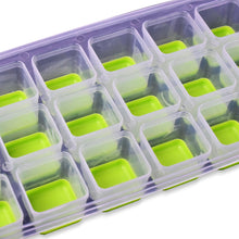 18-Cavity -Up Ice Cube Tray - Flexible Silicone, Easy Release 100% BPA-Free