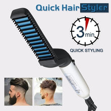 Men's Beard and Hair Curling Straightener (Modelling Comb), Hair accessories