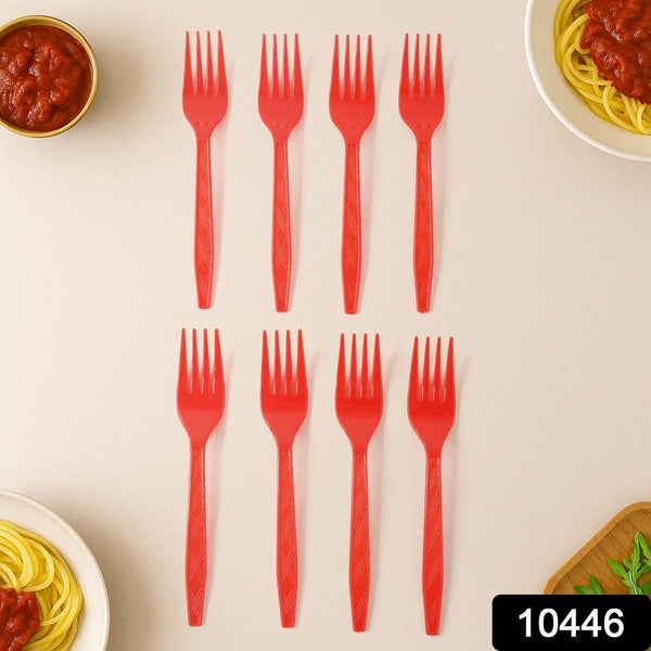 Premium Disposable Plastic Forks (8 Pc)