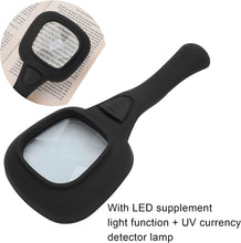 Handheld LED Magnifying Glass – 6 Lighted Magnifier for Reading & Inspection