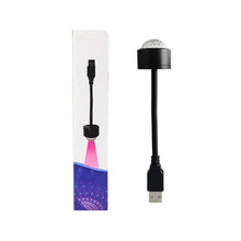 USB Star Projector & Disco Ball Light for Car & Bedroom Decor