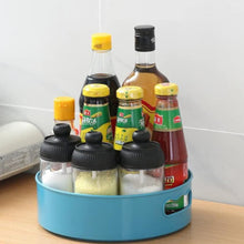 360° Rotating Kitchen Organizer Trolley for Storage - Turntable Tray with Brown Box