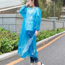 Portable Adult Rain Coat, Raincoat Waterproof Button Cardigan Portable Raincoat Adult Outdoor Traveling Plastic Material Raincoat/Rain wear/Rain Suit for Outdoor Accessory (1pc)