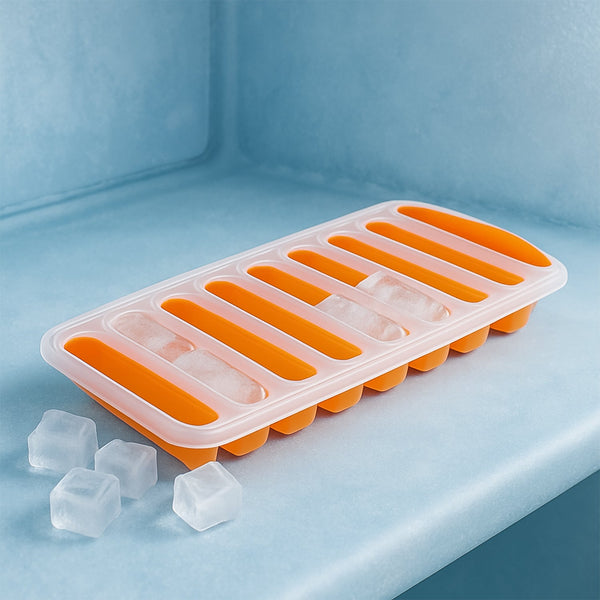 Water Bottle Ice Stick Tray with Push Cubes