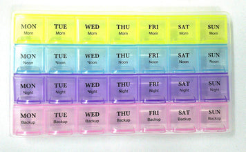Weekly Pill Case 28-Slot Medicine Organizer