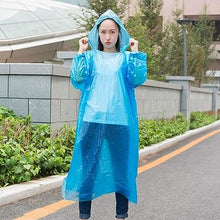Portable Adult Rain Coat, Raincoat Waterproof Button Cardigan Portable Raincoat Adult Outdoor Traveling Plastic Material Raincoat/Rain wear/Rain Suit for Outdoor Accessory (1pc)