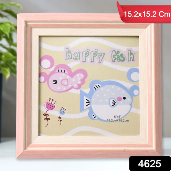 Creative Solid Wooden Photo Frame (15.2cmx15.2cm / 1Pc)