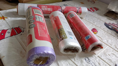 Garbage Bags Bathroom Can Liners for Bedroom Home Kitchen Garbage Bags, Transparent Foil Wrap (Mix Size)