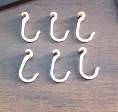 Small Plastic Hooks (6 Pc)