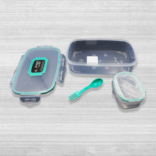 Cartoon Kids Lunch Box - Airtight Food Container with Spoon & Inner Compartment for School