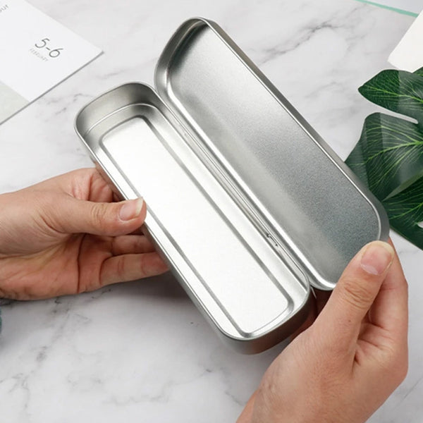 Stainless Steel Tongue Scraper for Bad Breath & Oral Hygiene, Metal Case Included (1 Pc)