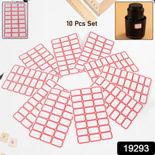 Multipurpose Blank Label Sticker Sheets (10 Sheet Set)