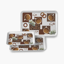 Serving Tray Set (Pack of 3 Pcs) (Small, Medium, Large) (Multicolour)