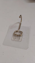 Transparent Large Stainless Steel Self Adhesive Wall Hooks (1 Pc)