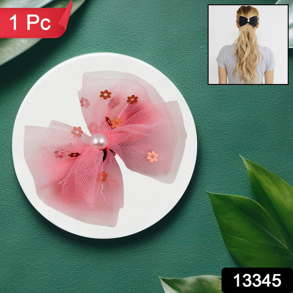 Hair Bow Knot Clip Suitable For Girls (1 Pc), Hair accessories