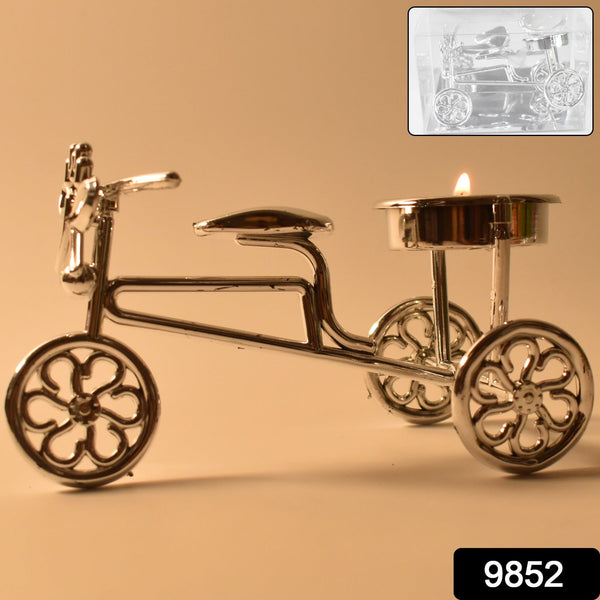 Cycle Tealight Holder / Candle Holder Decorative Candle (1 Pc)