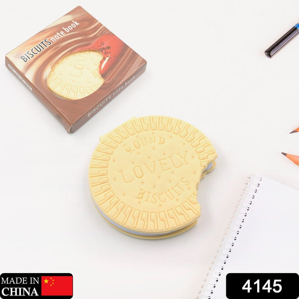 Round Biscuit-Scented Notebook – Fun Writing Copybook (1 Pc)