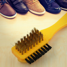 3 Side Portable Multifunctional shoe brush Rubber Home Suede Shoes Polishing Brushes 3 Side Shoe Cleaning Brush, Shoe Brush Excellent Quality and ular