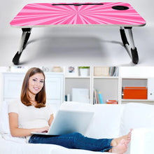 Barbie Design Foldable Study & Laptop Table for Children with Tablet Slot & Cup Holder