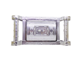 Multipurpose 4 Section Royal Design Silver Storage / Gift Box