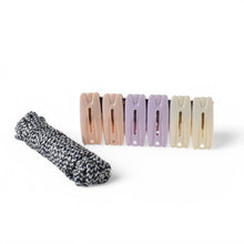 Cloth Drying Rope with Clips – Convenient and Durable Hanging Solution (7 Pc Set)