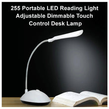 Portable LED Reading Light Adjustable Dimmable Touch Control Desk Lamp