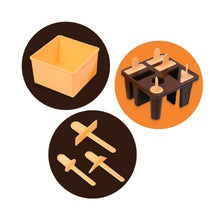 Plastic Kulfi Mold, Kulfi Molds 8 pcs Tray Ice Cream Mold Reusable Frozen Kulfi Maker sicle Sticks Lolly Ice sicle Candy Mold for Children pink Color (Brown Box)