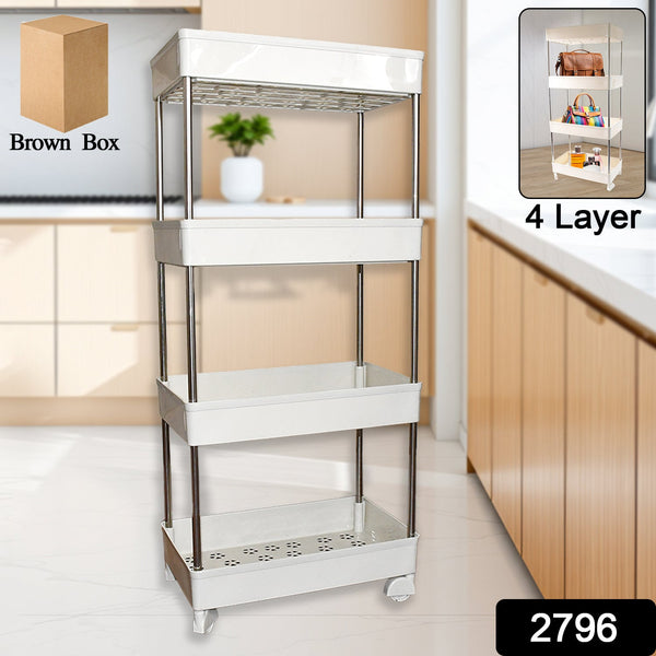 4 Layer Kitchen Rack For Holding And Placing Types Of Things