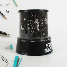 LED Projector Night Light Amazing Lamp, 3 Battery operated lamps, Rotation With the music Function, Master for Kids Bedroom Home Decoration Night Romantic Gift (Battery Not Included / 1 pc)