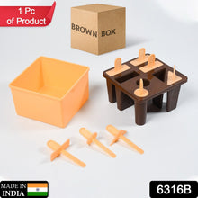 Plastic Kulfi Mold, Kulfi Molds 8 pcs Tray Ice Cream Mold Reusable Frozen Kulfi Maker sicle Sticks Lolly Ice sicle Candy Mold for Children pink Color (Brown Box)