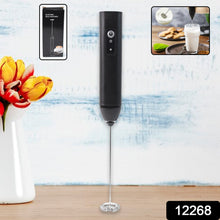 Small Electric Handheld Milk Frother with Stainless Steel Whisk (1 Pc)