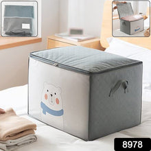 Clothes Storage Bag with Zipper & Handles