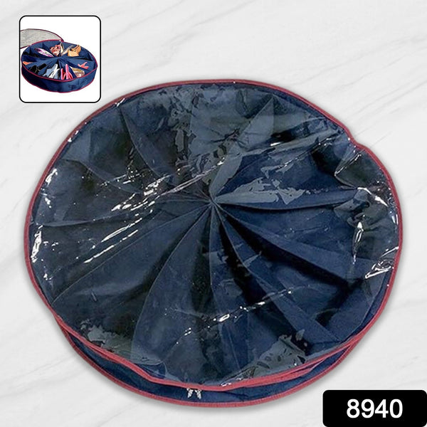 Round Foldable Shoe Organizer Bag 12-Section