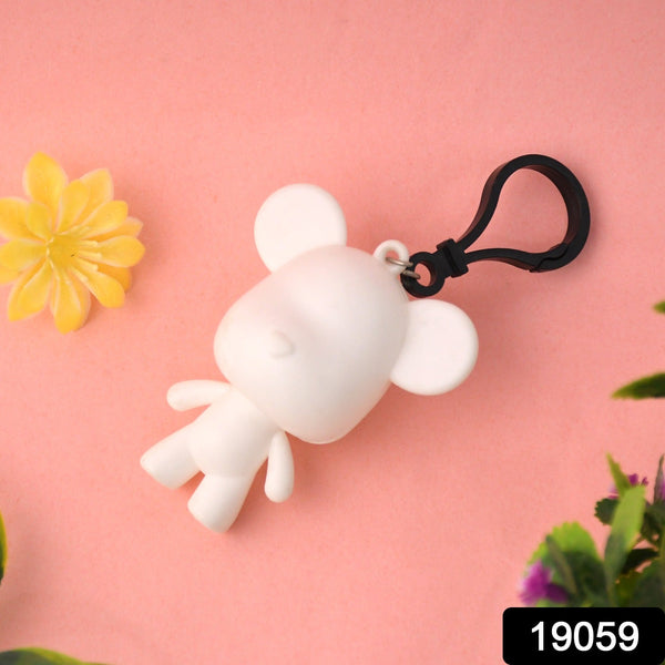 Cute Cartoon Bear Keychain (1 Pc)