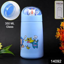 Double Wall Cartoon Glass Water Bottle 350Ml (1 Pc)