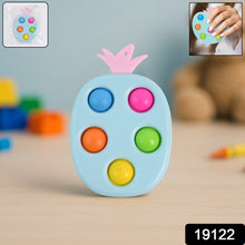 Silicone Push Pop Keychain Toy for Kids (1 Pc)