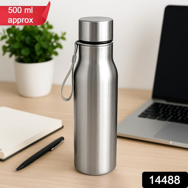 Premium Stainless Steel Water Bottle Approx 500ml (1 Pc)