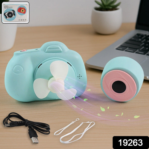 Portable Mini Camera-Shaped Handheld Fan
