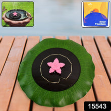 Solar-Powered Floating Fountain Pump for Ponds