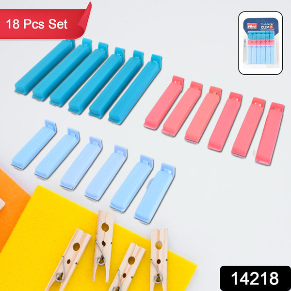 Ritu 18-Piece Plastic Pouch Sealer Clip Set