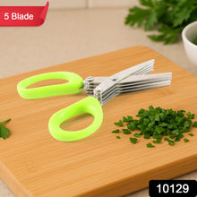 5-Blade Multipurpose Herb Scissors (1 Pc)