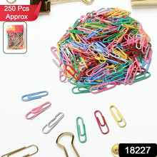 Multicolor-Coated Paper Clips Approx (250Pc Set)