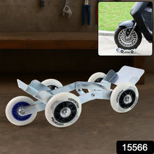 Universal Scooter/Bike Parking Support Roller with Heavy-Duty Wheels (1 Pc)