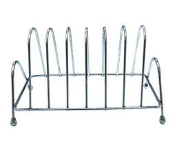 Stainless Steel Square Plate Rack Stand Holder for Kitchen